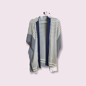 Navy and White Cover Up